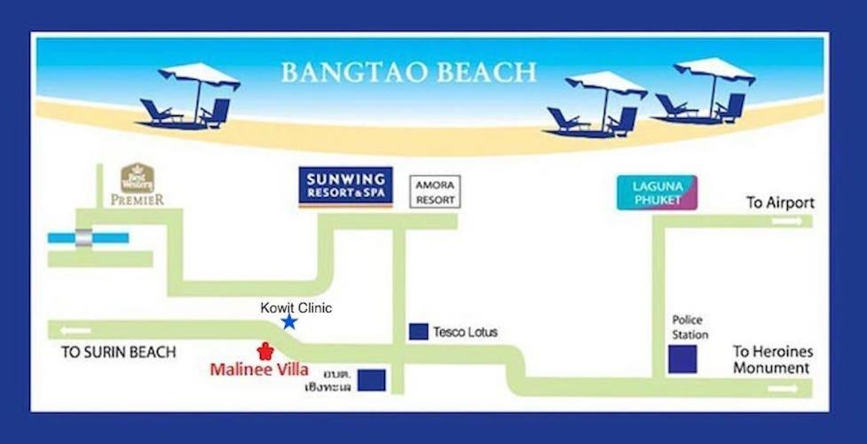 Malinee Villa Phuket Bang Tao Beach  Zewnętrze zdjęcie